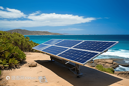 海濱物業(yè)上的太陽(yáng)能電池板